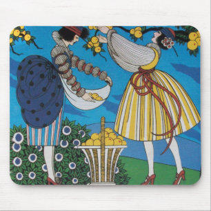 SUMMER GARDEN / FASHION COSTUME DESIGNER MOUSE MAT