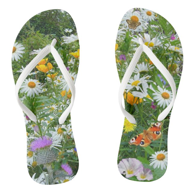 Summer Garden Flip Flops (Footbed)