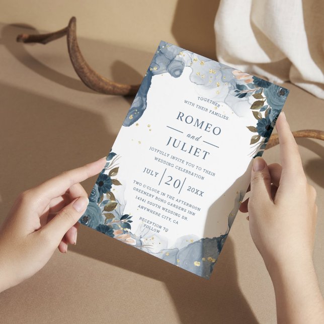 Summer Garden Floral Wedding Invitation (Creator Uploaded)