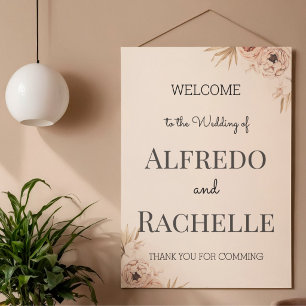 Summer Garden Floral Wedding Poster