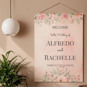 Summer Garden Floral Wedding Poster