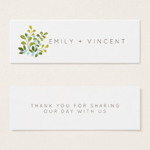 Summer Garden Floral Wedding Suite Favour Tag