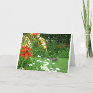 Summer Garden Greeting Card