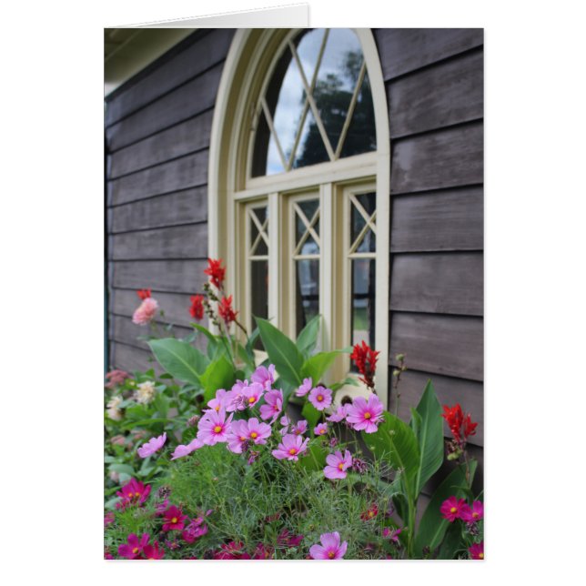 Summer Garden Greeting card (Front)