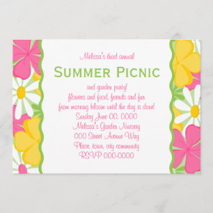Summer Garden Invitation
