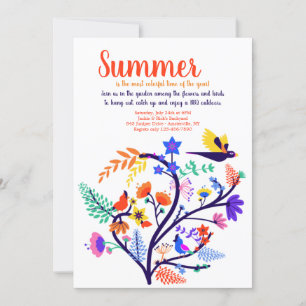 Summer Garden Party Invitation