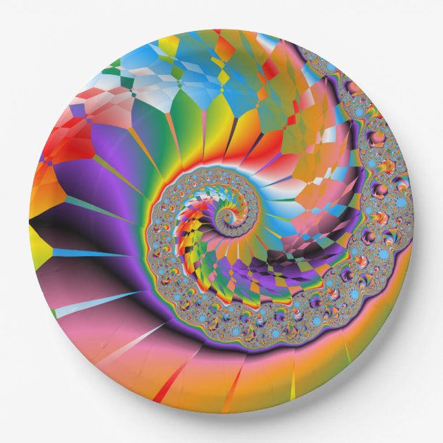 Summer Garden Party Paper Plate (Front)