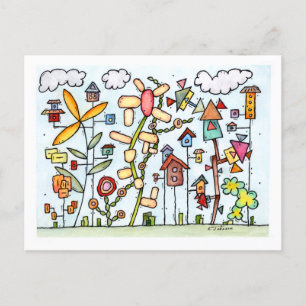 Summer Garden Postcard