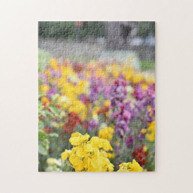 Summer Garden Stratford-Upon-Avon Warwickshire UK Jigsaw Puzzle (Vertical)