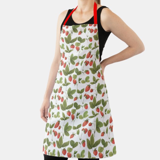 Summer Garden | Strawberry Apron (Insitu)