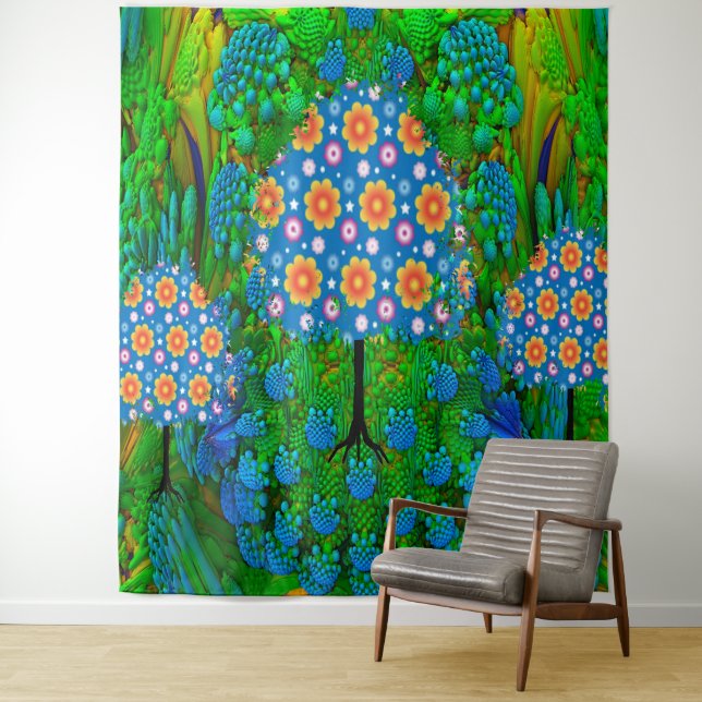Summer Garden  Tapestry (In Situ)