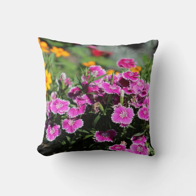 Summer Garden Throw pillow (Front)