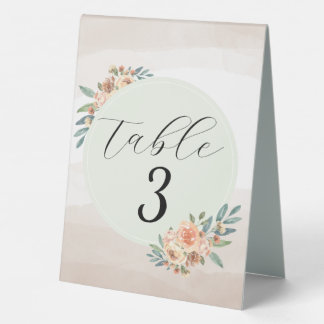 Summer Garden Watercolor Floral Wedding
