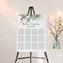Summer Garden Watercolor Floral Wedding