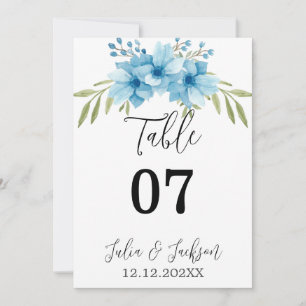 Summer Garden Watercolor Floral Wedding