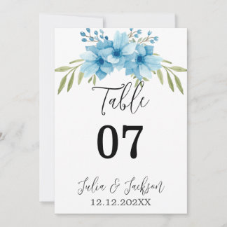 Summer Garden Watercolor Floral Wedding