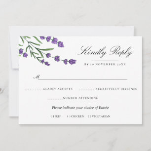 Summer Garden Watercolor Floral Wedding Invitation