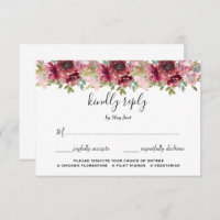 Summer Garden Watercolor Floral Wedding