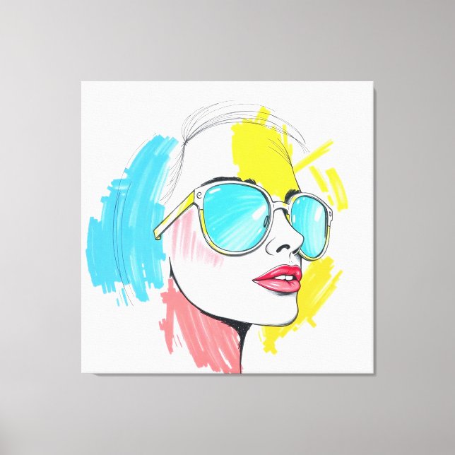 Summer Gaze Canvas Print (Front)