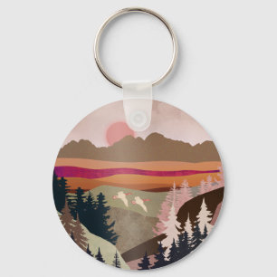 Summer Geese Key Ring