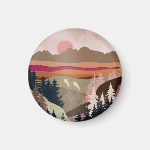 Summer Geese Magnet