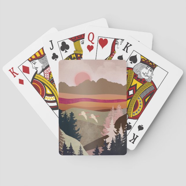 Summer Geese Playing Cards (Back)