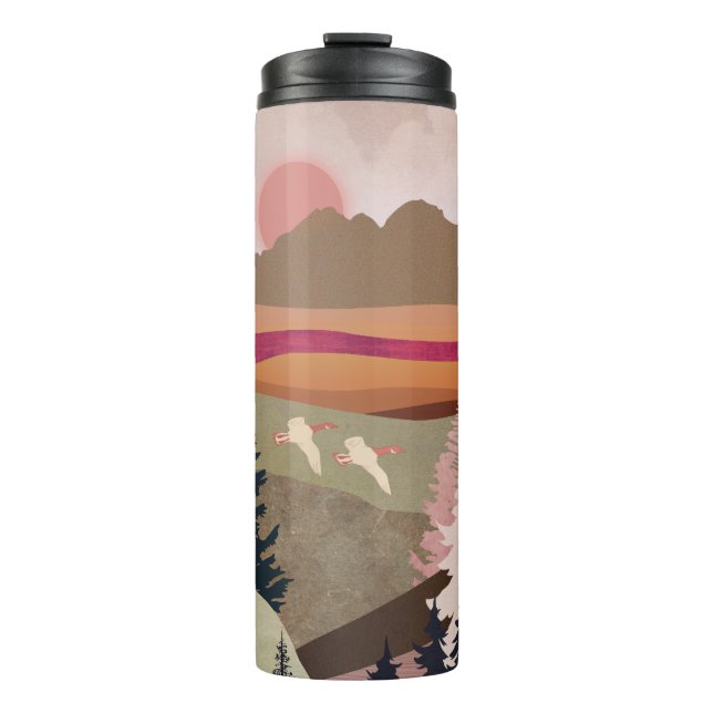 Summer Geese Thermal Tumbler (Front)