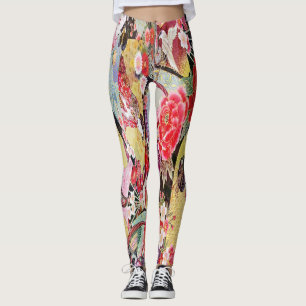 Summer Geisha Gardens Leggings