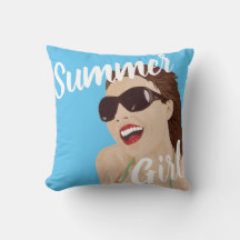 Summer Girl cushion