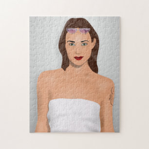 SUMMER GIRL JIGSAW PUZZLE