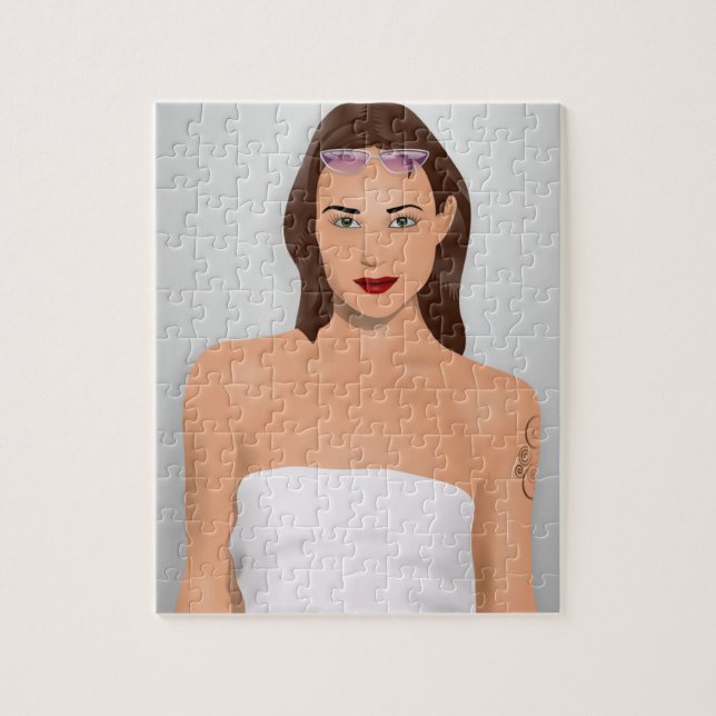 SUMMER GIRL JIGSAW PUZZLE (Vertical)