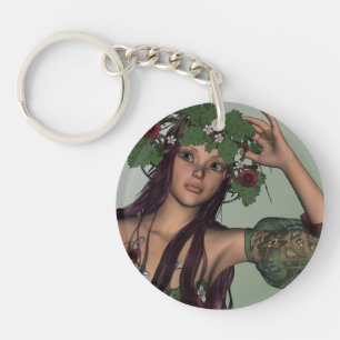 Summer Girl Key Ring