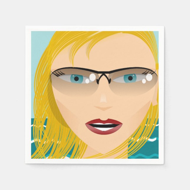 SUMMER GIRL NAPKIN (Front)