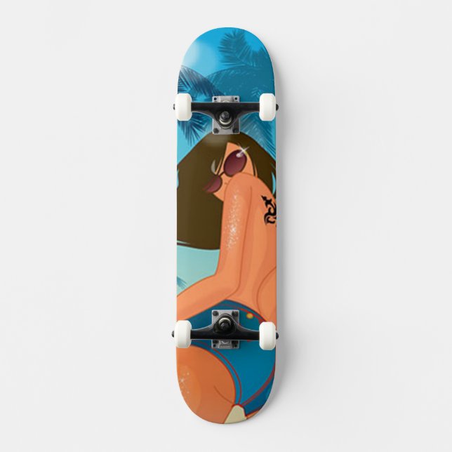 Summer Girl Skateboard (Front)