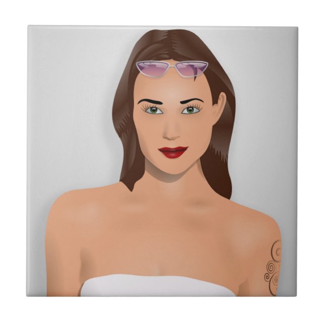 SUMMER GIRL TILE (Front)