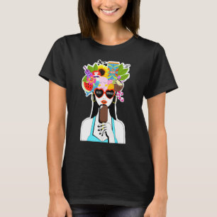 Summer Girl With Popsicle T-Shirt