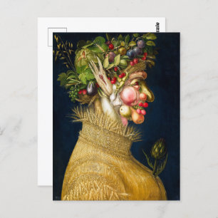 Summer   Giuseppe Arcimboldo   Postcard