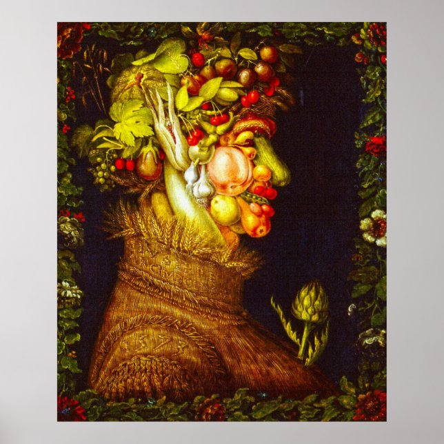 Summer - Giuseppe Arcimboldo Poster (Front)