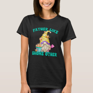 Summer Gnome Beach Dad In Flip Flops For Men Beach T-Shirt