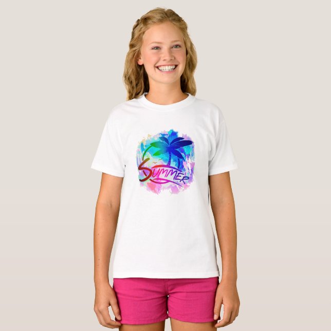 Summer graphic T-Shirt (Front Full)