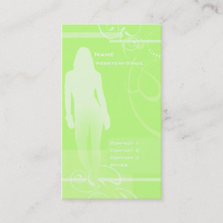 Summer Green Business Card