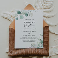 Summer Green Eucalyptus Foliage Wedding Reception