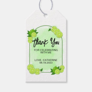 Summer Green Lime Citrus Gift Tag