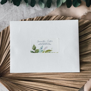Summer Greenery RSVP Address Labels