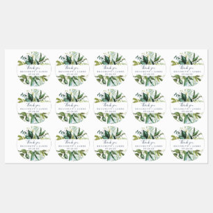 Summer Greenery Thank You Favour