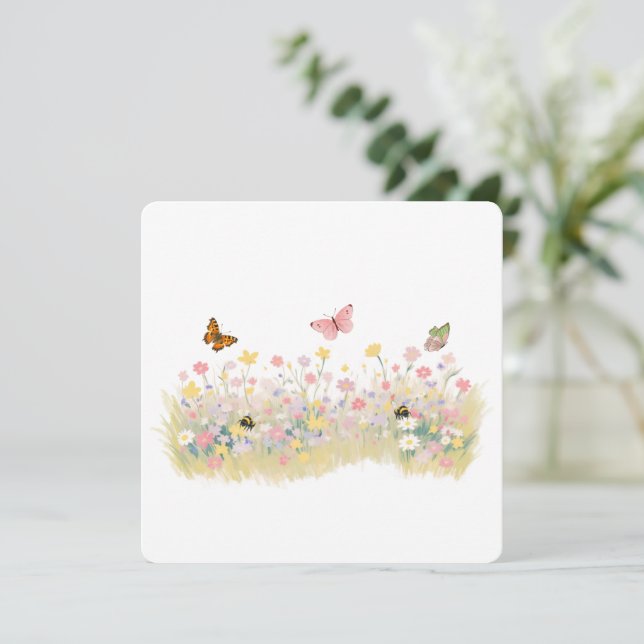Summer Greeting Card (Standing Front)
