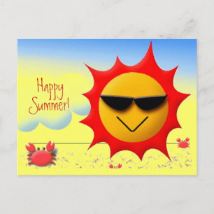 Summer Greetings Postcard