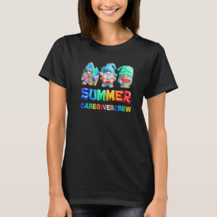 Summer Grome Caregiver Crew American Nurse 4th Of T-Shirt