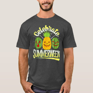 Summer Halloween Jack O Lantern Celebrate Summerwe T-Shirt