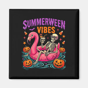 Summer halloween skeleton costume spooky magnet